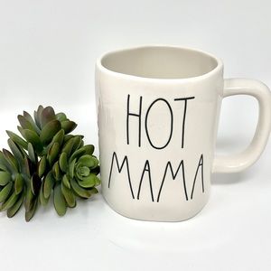 Brand New Rae Dunn By Magenta Hot Mama White Mug